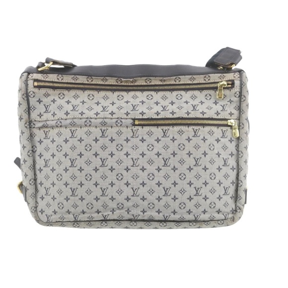 LOUIS VUITTON Blue Monogram Mini Lin Sac A Langer Diaper Bag- RARE - Picture 2 of 10